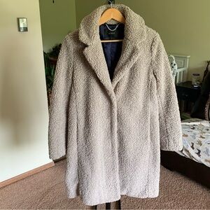 J. Crew Teddy Sherpa Topcoat Jacket Coat